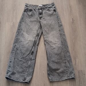 Zara Wide Leg Gray Women's Jeans